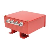 Caseta electroventile pentru troliu tractor forestier, 24V, 2 functii inchis/deschis, cu 4 racorduri filetate