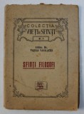 SFINTI FILOSOFI de ARHIM . DR . VASILE VASILACHI , COLECTIA &amp;quot, VIETI DE SFINTI &amp;quot, , NR . 9 , 1947