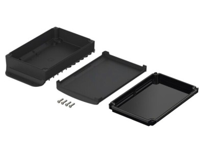 Carcasă desktop BOPLA BoVersa neagră 140x258x66mm IP66/IP68 foto