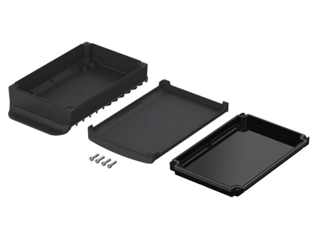 Carcasă desktop BOPLA BoVersa neagră 140x258x66mm IP66/IP68