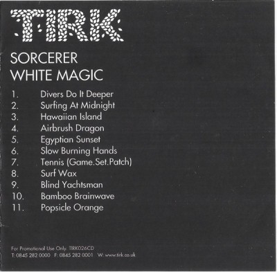 Sorcerer - White Magic, CDr foto