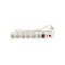 Prelungitor 6 prize 3m cu protectie 16A 3500W cablu 3xG1.5mmp Well