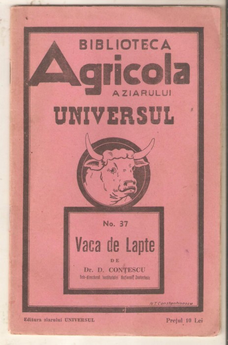 Vaca de lapte-D.Contescu