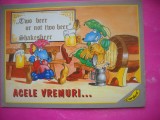 HOPCT 14686 ACELE VREMURI BUNE..!! -CARICATURA ROMANIA- NECIRCULATA