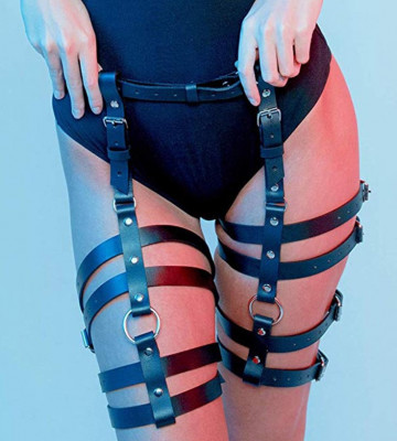 Sistem Harness Erotic Legs Piele Ecologica OS foto