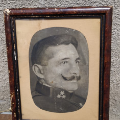 Tablou poza ofițer austro-ungar