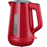 Fierbator Bosch MyMoment TWK1M124, 2400 W, 1.7, Filtru anti-calcar, Rosu