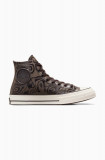 Converse tenisi de piele Converse x Wonka Chuck 70 Chocolate Swirl culoarea maro, A08151C