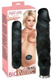 Vibrator Nature Skin Big Vibe Black 22cm