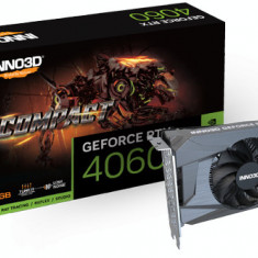 Placa video INNO3D GeForce RTX 4060 COMPACT 8GB GDDR6 128-bit