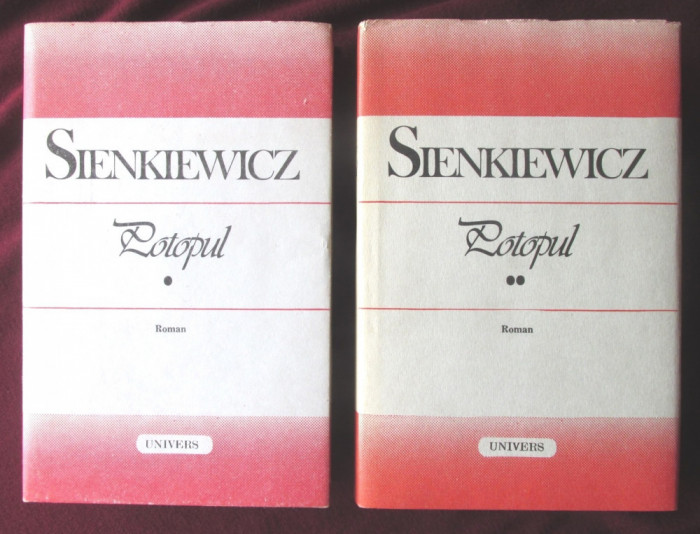 &quot;POTOPUL. Roman&quot;, Vol. I+II, Sienkiewicz, 1989