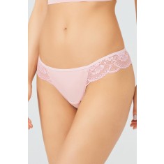 GS1156-5222 Chilot tanga elastic cu dantela florala