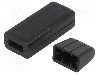 Carcasa ABS, 20mmx66mmx12mm, MASZCZYK - KM-205 BK