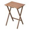 Masă Pliabilă MDF, Culoare Naturală, Dimensiuni 47x37x60 cm, Oem