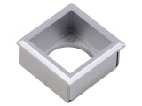 Suport pentru buton 22mm 24x24mm