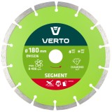Disc diamantat segmentat 180 mm pentru beton, piatra si caramida Verto