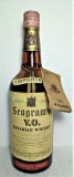 WHISKY, CANADIAN FINEST, SEAGRAM&#039;S V.O-IMPORT GANCIA ITALY cl 75 gr 43 ANII70