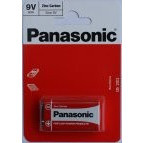 Panasonic baterie 9v zinc carbon 1 buc la blister foto