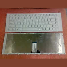 Tastatura laptop noua SONY VPC-EG White Frame White