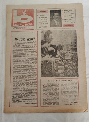 Ziarul BARICADA (22 mai 1990) Anul I nr. 19 foto