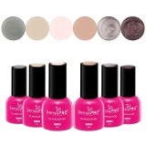 Cumpara ieftin Set 6 Oje Semipermanente Glamour 8ml SensoPRO Milano, Desert Glow, Luxorise