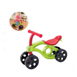 Bicicleta de echilibru pentru copii, 4 roti, maxim 20 kg, Verde Lime, General