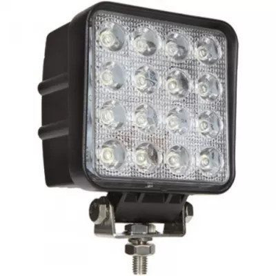 Proiector Auto PATRAT 16LED 6mm GROS Offroad 48W foto