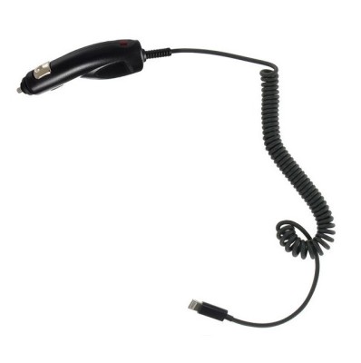 Incarcator auto Kit IP5BCC1A, mufa Lightning, 1000 mAh, pentru dispozitive Apple, negru foto