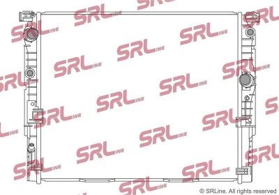 Radiator BMW Seria 5 G30 23, 7 G11, motor: 2.0 T, 3.0 d, 3.0 R6 T, intrare/iesire conectare rapida, 630x531x26, SRLine, Aluminiu/ Plastic brazat, foto