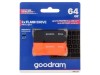 Pendrive USB A Goodram 64GB USB 3.2 (Negru, Portocaliu) - Viteza 60MB/s Citire, 20MB/s Scriere