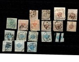 Austria 1863-1890 - Lot mărci pentru ziare, stampilate