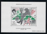MONACO - 1990 - SPORT , FOTBAL COLITA NESTAMPILATA