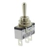 Intrerupator basculant, fara retimere, 3 pozitii, mod comutare (ON)-OFF-(ON), SP3T, APEM, 637H/2, T212271