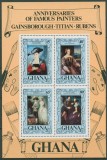Ghana 1977 - Picturi Rubens, Titian, bloc neuzat