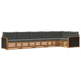 vidaXL Set de canapele de exterior 6 pcs Natural și Antracit 3383405