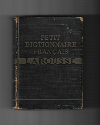 Petit Dictionnaire francais Larousse, cu 42 timbre Casa Scriitorilor, 1936 foto