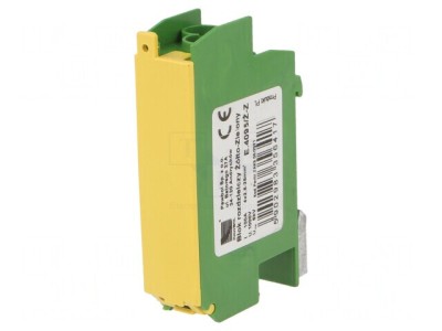 Bloc de distribuție 1 pistă 8 borne ABS TS35 foto