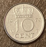 C50 - Moneda foarte veche - Olanda - 10 centi - 1976