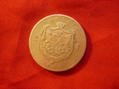 Moneda 2 lei 1894 Carol I argint cal.F.Buna foto