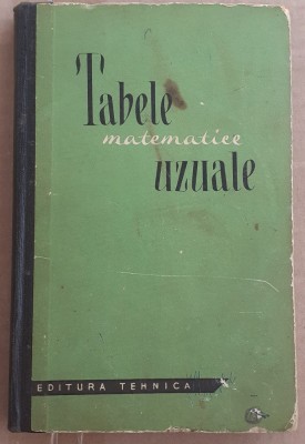 (C532) TABELE MATEMATICE UZUALE foto