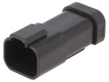 Conector cablu-cablu PX0 4 pini negru