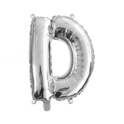Balon folie litera D, 40 inch, 97 cm foto