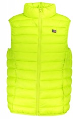 Vesta barbati cu logo si buzunare oblice verde deschis, L