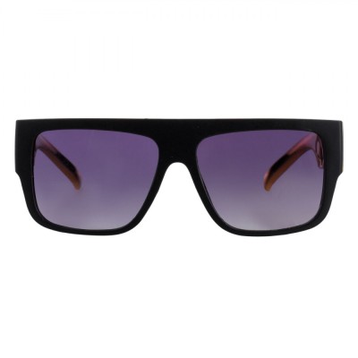 Ochelari Deghizare, Model Unisex, Lentile Negre, Brațe Aurii foto