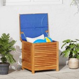 vidaXL Ladă depozitare grădină cu grilaj 60x50x56 cm lemn masiv acacia