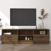 Comoda TV, stejar maro, 150x33,5x45 cm, lemn prelucrat GartenMobel Dekor, vidaXL
