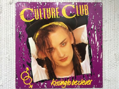 culture club kissing to be clever 1982 album disc vinyl lp muzica synth pop virgin records VG+ foto