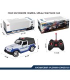 Jeep Poliție pentru Copii cu Telecomandă 4 Direcții