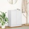 vidaXL Bufetă albă 57x34x76 cm din lemn prelucrat 861616