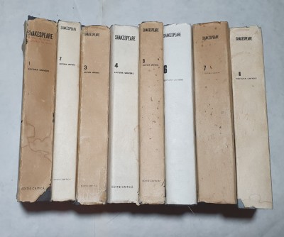 WILLIAM SHAKESPEARE - OPERE - volumele 1-8, editie cartonata foto